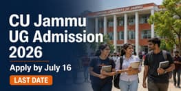 CU Jammu UG and Integrated Admission 2026 Opens Deadline July 16